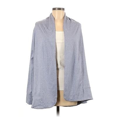 Zero Restriction Cardigan Sweater: Blue - Women's Size Medium