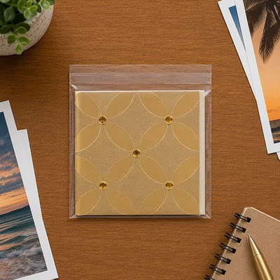 Small Size Resealable Square Clear Bag For Candy and Jewelry Bag Size: 3 13/16" x 3 13/16" 100 Bags Crystal Clear Bags