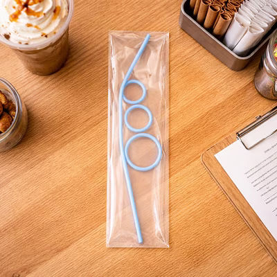 Thin Long Peel and Stick Flap Clear Bag For Straws and Lollipops Bag Size: 2 1/2" x 12 1/4" 100 Bags Crystal Clear Bags