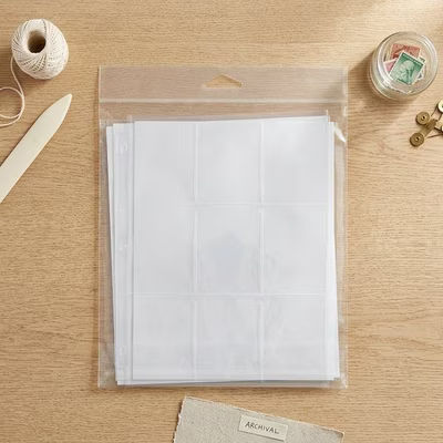 Crystal Clear Hanging Bags 7 11/16" x 7 9/16" 100 pack
