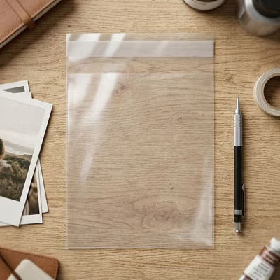 Laminated Crystal Clear Bags® with Flap 11 7/16" x 14 1/4" 100 pack