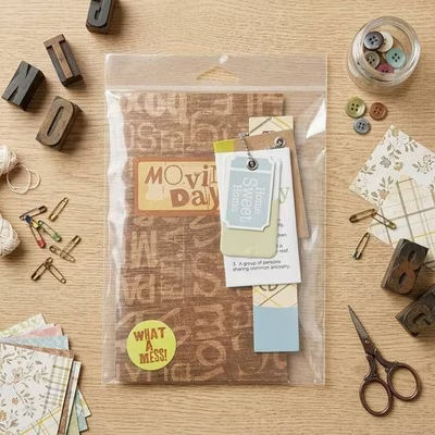 Crystal Clear Hanging Protective Closure Bags 5 15/16" x 7 3/4" 100 pack