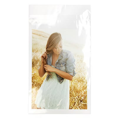 Crystal Clear Protective Closure Bags 8 15/16" x 14 1/4" 100 pack