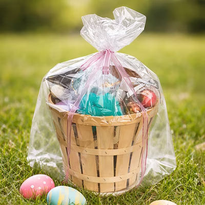 Round Bottom Basket Bag 24" x 30" 100 pack
