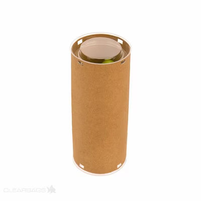 Kraft Pop-up Tube Kit Round Shaped 2 1/2" x 2 1/2" x 6 1/16" 25 pack
