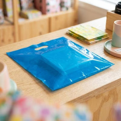 Blue Handle Bag 15" x 18" 100 pack