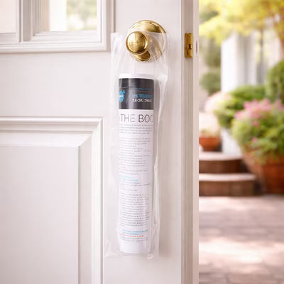 Door Knob Bags Door Hanger Bags 4 1/4" x 12" 4 1/4" x 15" 100 Bags ClearBags