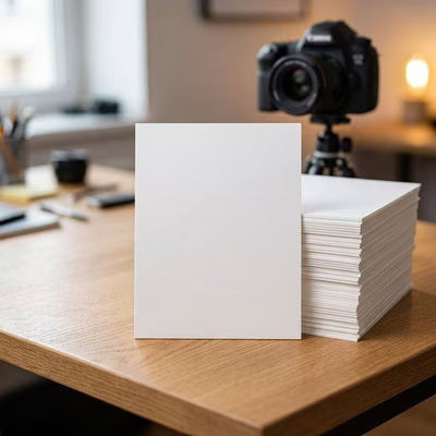 ClearBags® Economy 30pt One Sided White Backing Board (25 Pieces)