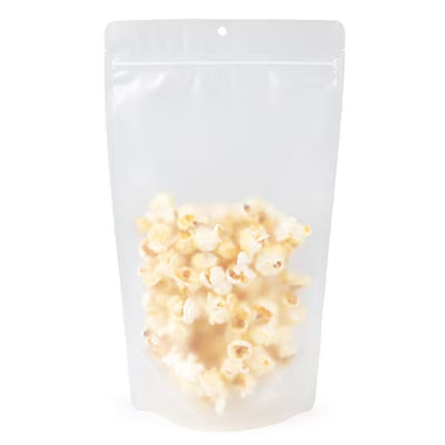 Frosted Recyclable Stand Up Pouch w/ RETAIN? 6 3/4" x 3 1/2" x 11 1/4" |100 Pack