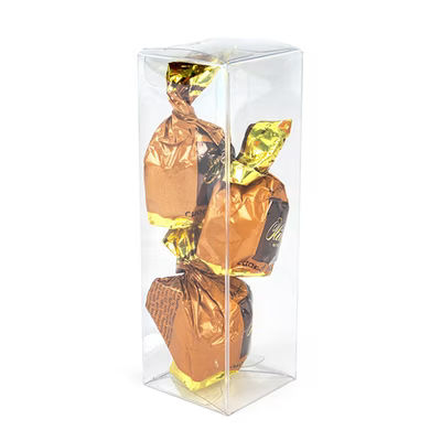 rPET Crystal Clear Pop & Lock Box 1 5/8" x 1 5/8" x 5" 25 Pack