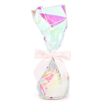 Iridescent Round Bottom Gusset Bags w/ Paper Base| 3 1/4? x 10? 50 pack RPBGH3