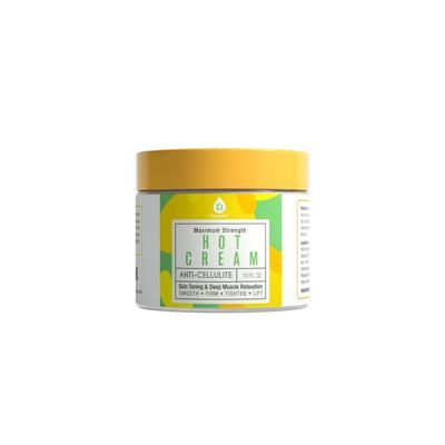Plus Size Women's Anti Cellulite Muscle Relaxation Hot Cream by Pursonic in 10 Oz