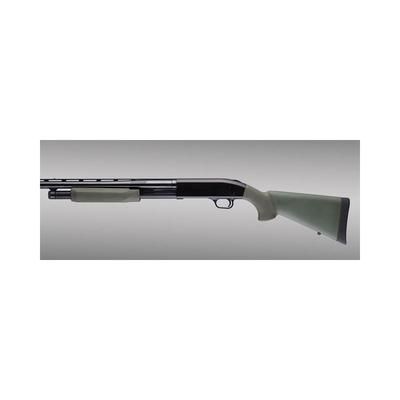 Hogue OverMolded Shotgun Stock w/Forend OD Green - Mossberg 500 - 05212