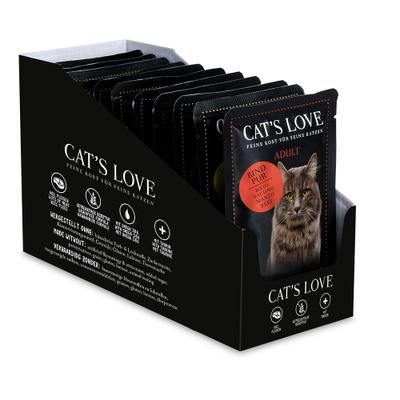 Cat's Love 12 x 85 g - Pacco misto