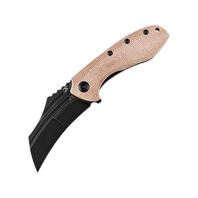 Kansept Knives KTC3 Linerlock Brown Micarta