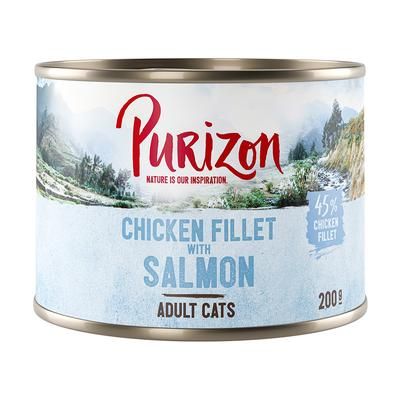 6x200g Chicken, Salmon Adult Purizon Wet Cat Food