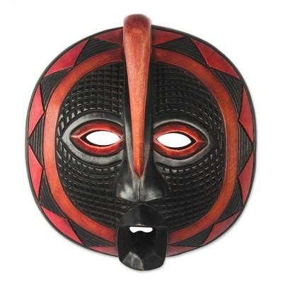 Peace and Freedom,'Akan wood mask'
