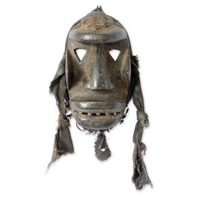 'Woman's War Spirit' - Fair Trade Ivoirian Wood Mask