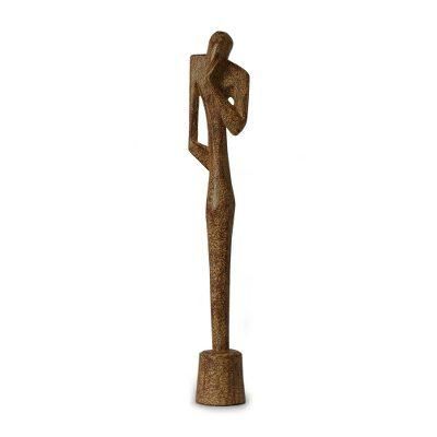 'Introspection' - Hand Made Thought and Meditation Wood Sculpture