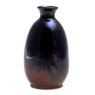 Thai Rustic,'Artisan Crafted Ceramic Bud Vase'