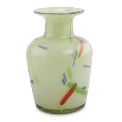 'Carnival' - Unique Central American Handblown Recycled Glass Vase