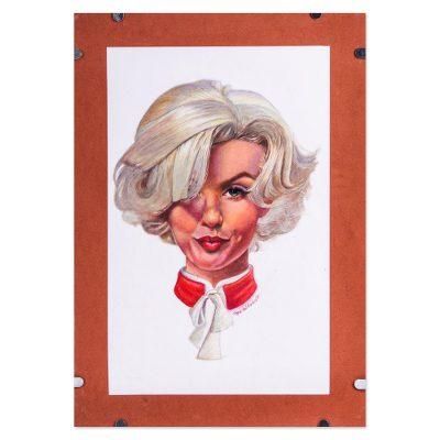 Forever Marilyn,'Signed and Mounted Portrait of Marilyn Monroe from Mexico'