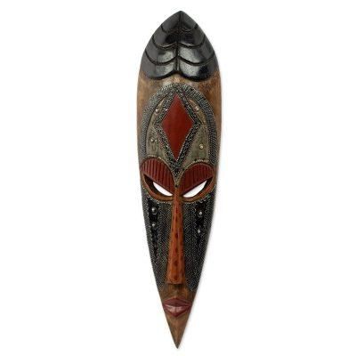 African wood mask, 'God's Work'