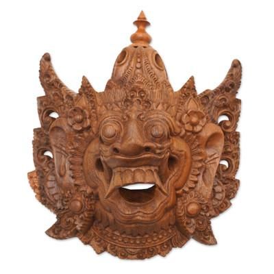 Wood mask, 'Evil Kumbakarna'