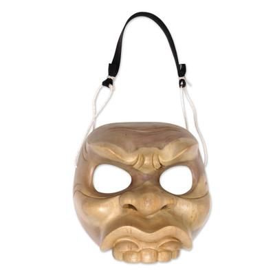 Wood mask, 'Call the Clown'