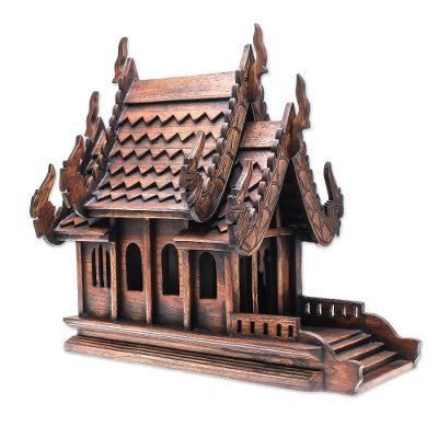 Teak spirit house, 'Guardian Spirit Home'