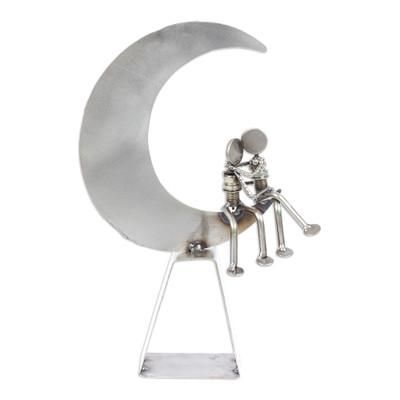 Romance by Moonlight,'Eco-Friendly Recycled Metal Sculpture'