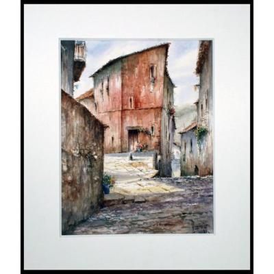 'Albarracin Teruel' (2005) - Mexican Village Realist Painting