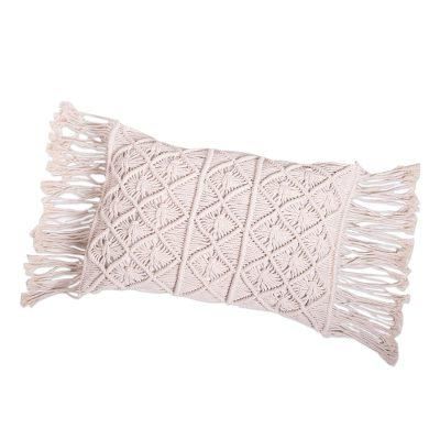 Cuddle Party,'Cotton Macrame Cushion Cover'