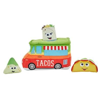 Hide A Taco Plush Dog Toy Puzzle, Medium, Multi-Color