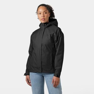 Helly Hansen Women's Seven J Breathable Rain Jacket Black XL