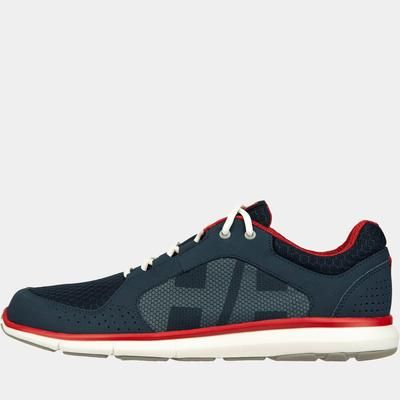 Helly Hansen Men's Ahiga V4 Hydropower Lightweight Deck Sneakers Navy 7.5