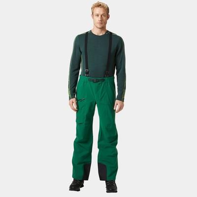 Helly Hansen Men’s Verglas Backcountry Ski Shell Trousers Green 2XL