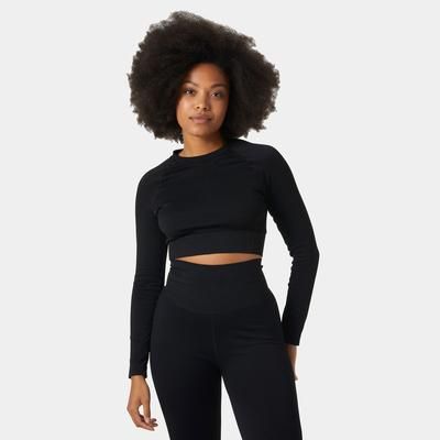 Helly Hansen Women's Allure Seamless Crop Top Black XL