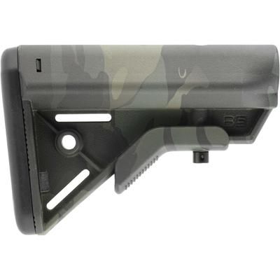 B5 Systems Bravo Stock AR-15 Collapsible Buttstocks 7.2 in Mil-Spec Multi-Cam/Black BRV-1421