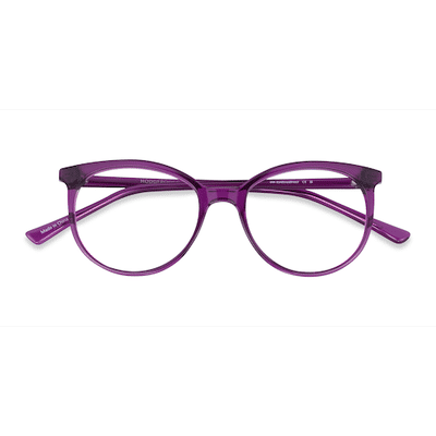 Unisex s horn Purple Plastic Prescription eyeglasses - Eyebuydirect s Hodgepodge