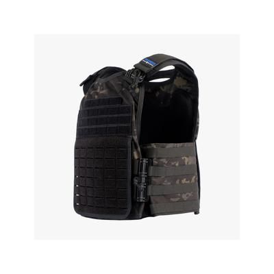 Premier Body Armor Core Mission Plate Carrier Universal Fit MultiCam Black 10x12 inch CMPC-MCB-DLR