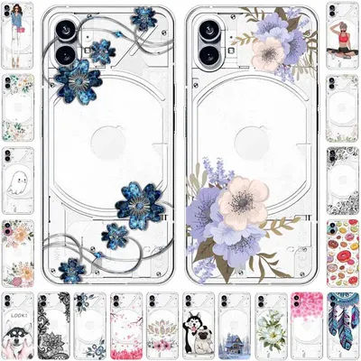 For Nothing Phone (1) Case A063 6.55" Clear Soft Transparent TPU Back Cases For Nothing Phone (2) 6.7" A065 Cover Silicone Funda
