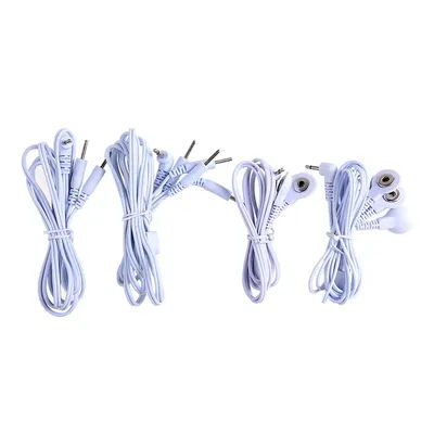 2/4 way 2.5/3.5mm TENS cable electrode wire for EMS TENS equipment body massager for healthy muscle relaxation