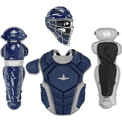 All Star Top Star NOCSAE Certified Baseball Catcher's Kit - Ages 7-9 Navy