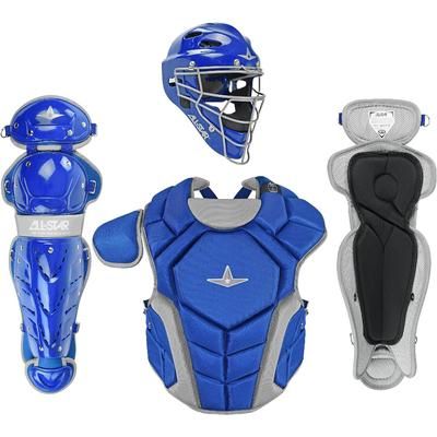 All Star Top Star NOCSAE Certified Baseball Catcher's Kit - Ages 9-12 Royal