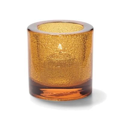Hollowick 5140AJ Tealight Lamp for HD8 2 3/4 x 2 7/8", Glass, Amber Jewel, Yellow