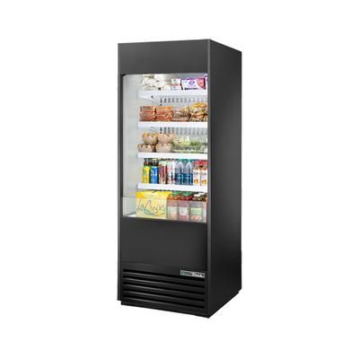True TOAM-30-HC~NSL01 BLK 30" Vertical Open Air Cooler w/ 5 Levels, Black, 115v | True Refrigeration
