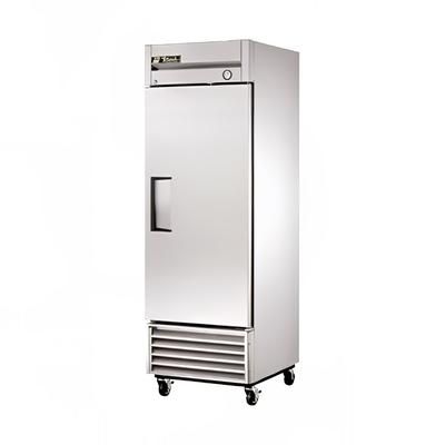 True TS-23F-FLX-HC 27" 1 Section Commercial Combo Refrigerator Freezer - Right Hinge Solid Door, Bottom Compressor, 115v, Silver | True Refrigeration