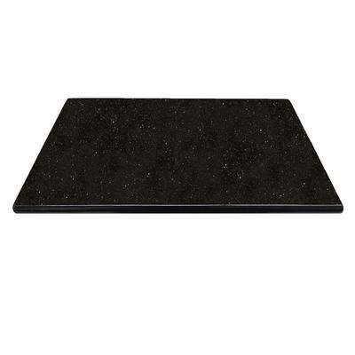 Art Marble G20636X36 36" Square Granite Table Top - Indoor/Outdoor, Black Galaxy