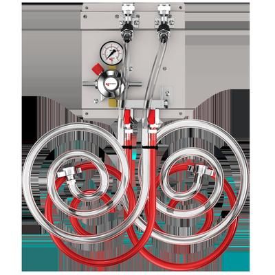 Micro Matic 83215-E-PP Double Gauge Secondary CO2 Regulator Panel Kit